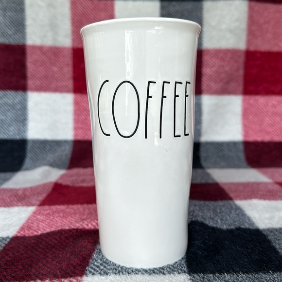 Rae Dunn Other - Rae Dunn COFFEE Ceramic 16 oz  Coffee Tumbler Travel Mug with Lid NEW